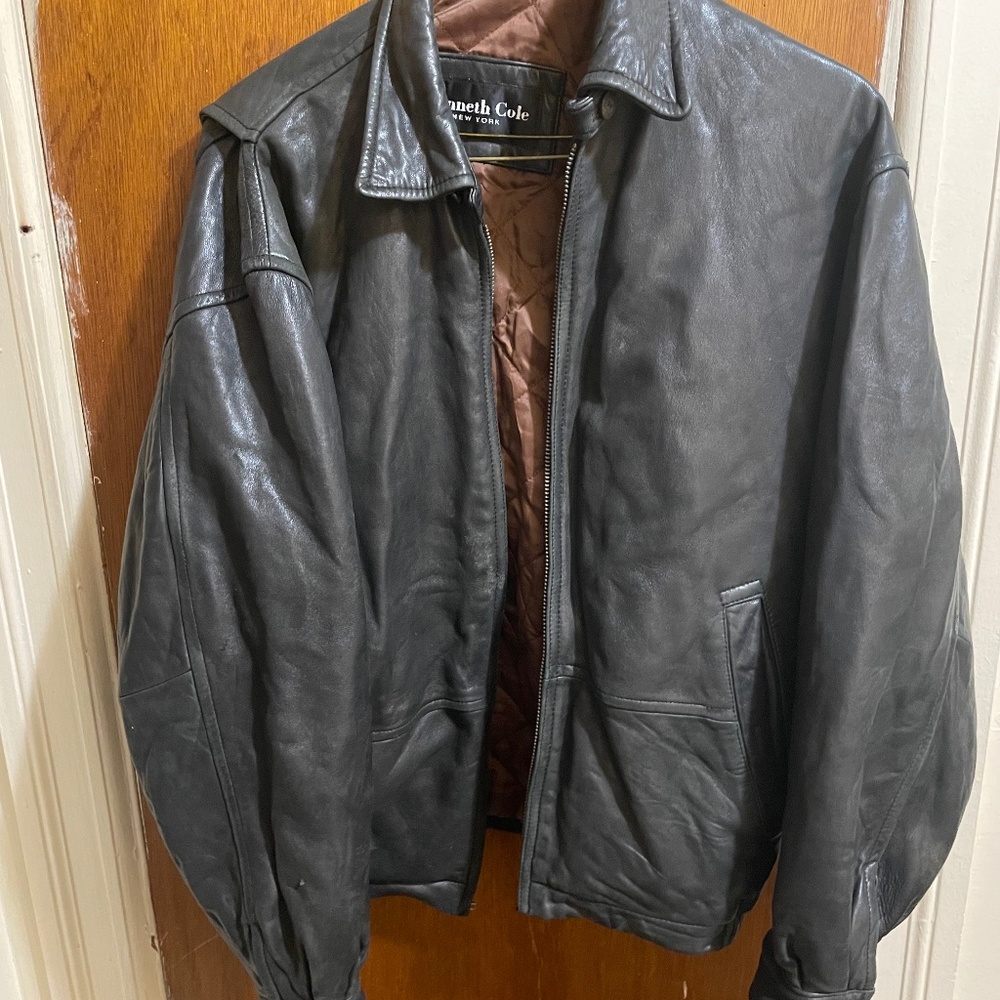 Kenneth Cole Men’s Leather Jacket